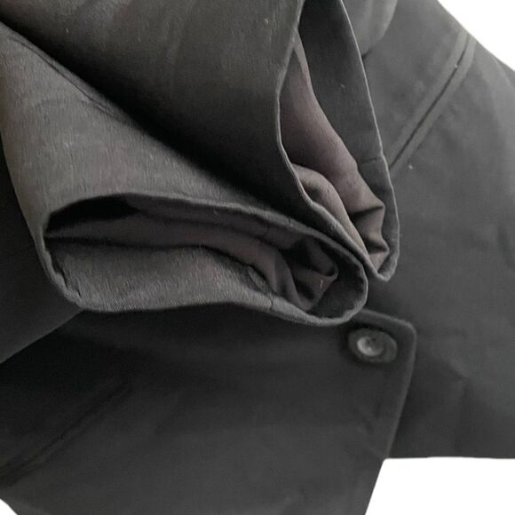 REBECCA MINKOFF Black Silk Becky Pointed Blazer Jacket 0 - Picture 11 of 12